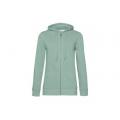 Sudadera con capucha y cremallera mujer 