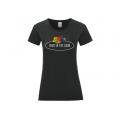 Camiseta Vintage mujer logo grande impreso