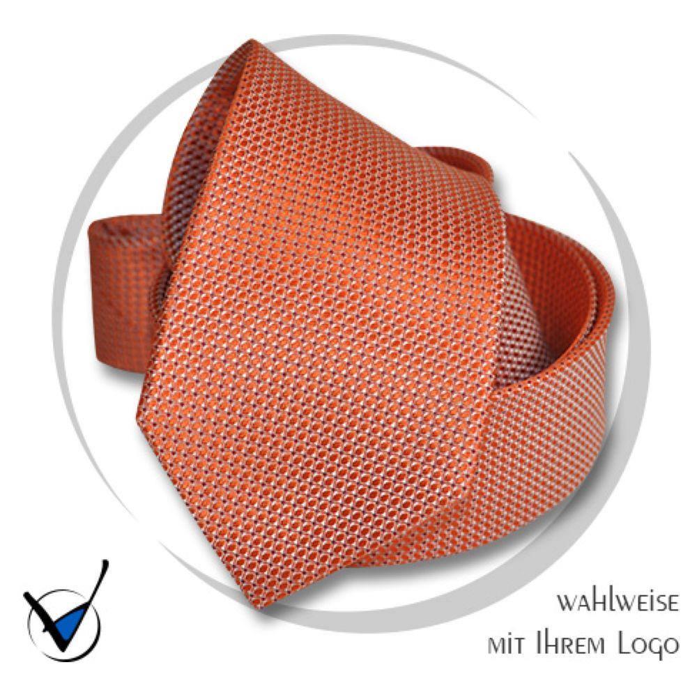 Krawatte Kollektion Dessin 42-5 - Orange