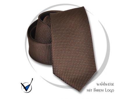 Krawatte Kollektion Dessin 42-6 - Braun
