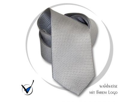 Krawatte Kollektion Dessin 42-7 - Silbergrau