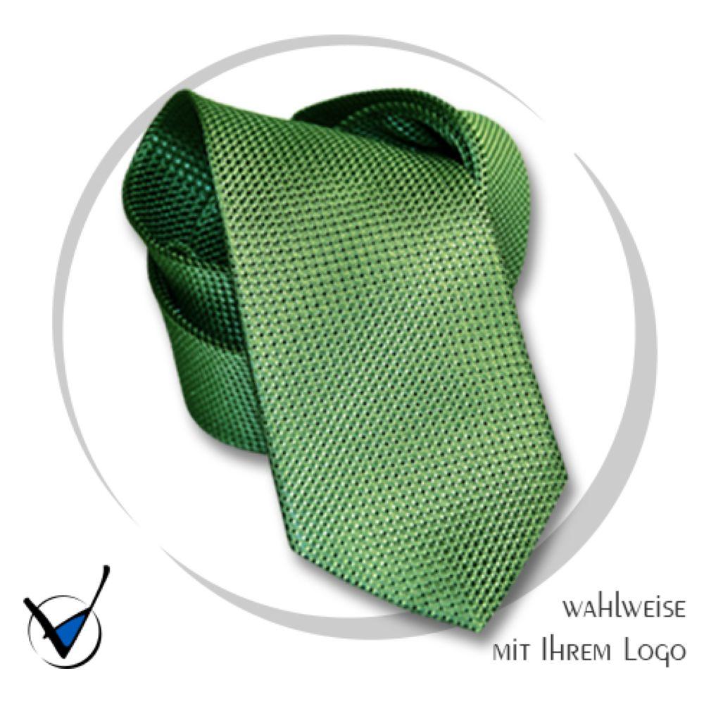Krawatte Kollektion Dessin 42-9 - Grasgrün