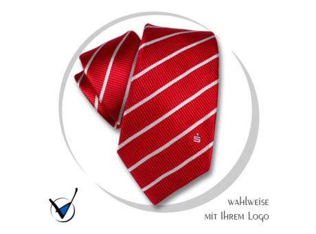Krawatte Sparkasse 2, Seide gewebt