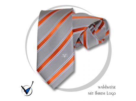 Krawatte Volksbank 2, Seide gewebt- Farbe 1 Orange