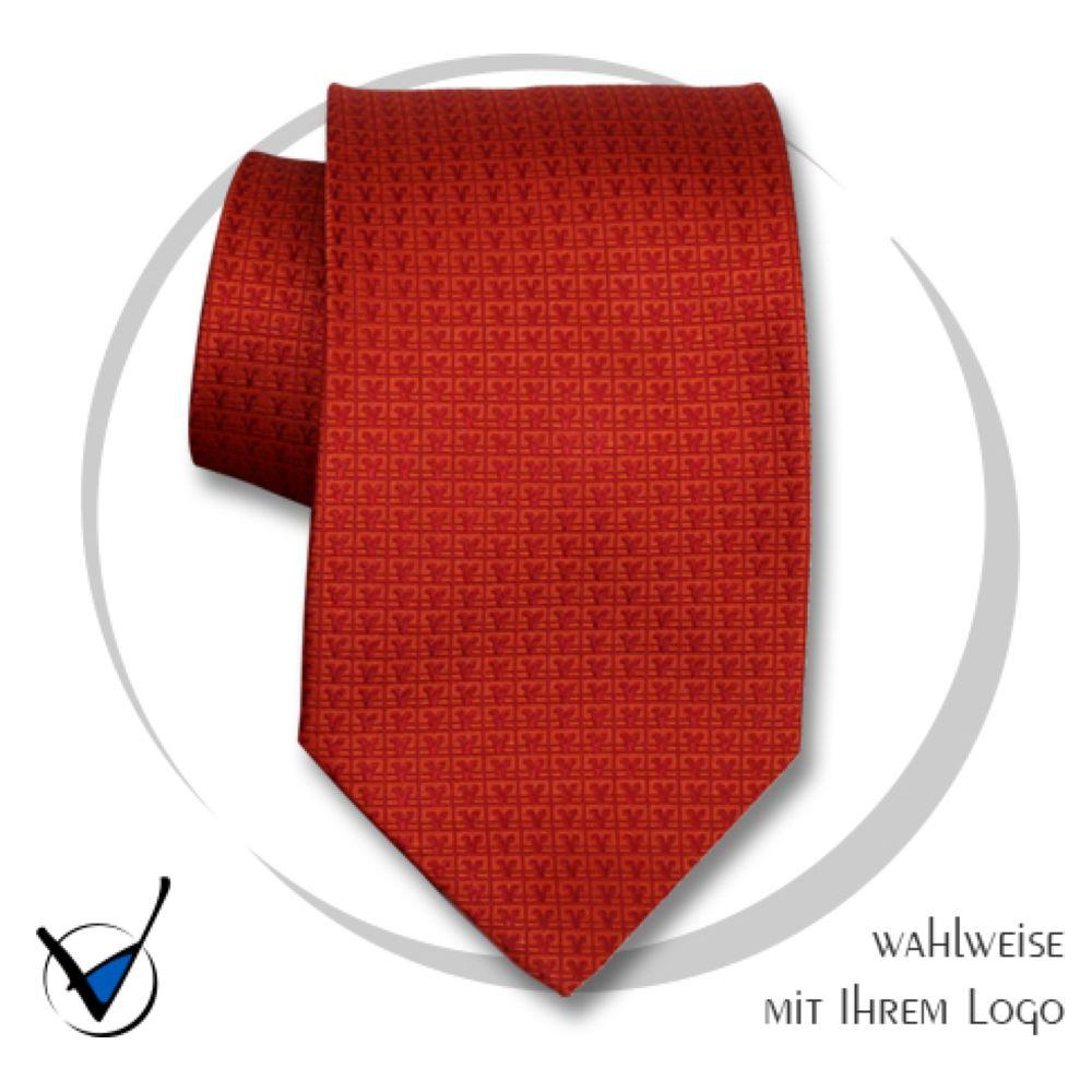 Krawatte Volksbank 5 , Seide gewebt