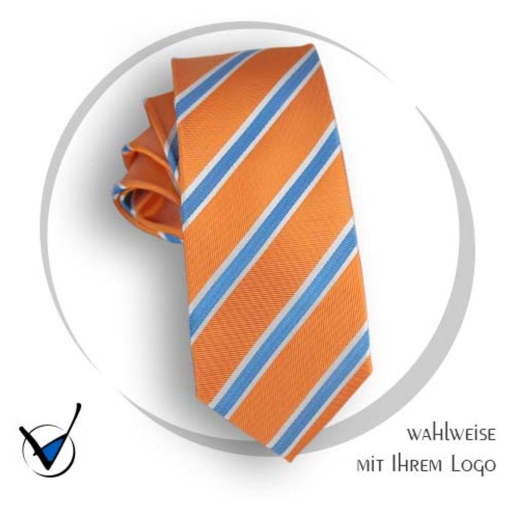 Krawatte Volksbank 7, Seide gewebt, Farbe 1