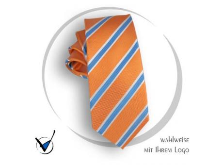 Krawatte Volksbank 7, Seide gewebt, Farbe 1