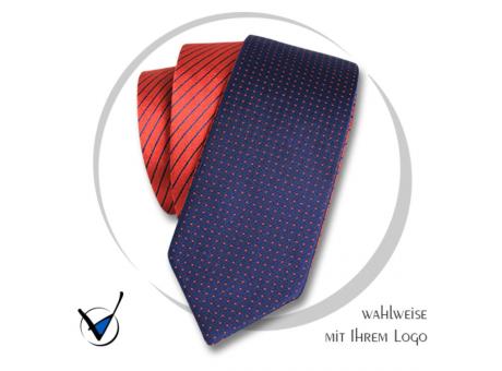 Krawatte "Double Face", UNI, Polyester Jaquard-gewebt