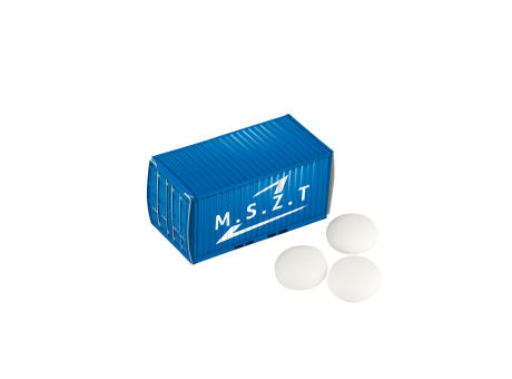 Mit Pfefferminz gefüllte Containerbox