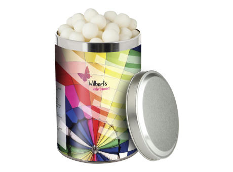 Große Dose 1,3 Liter, gefüllt mit Süßigkeiten