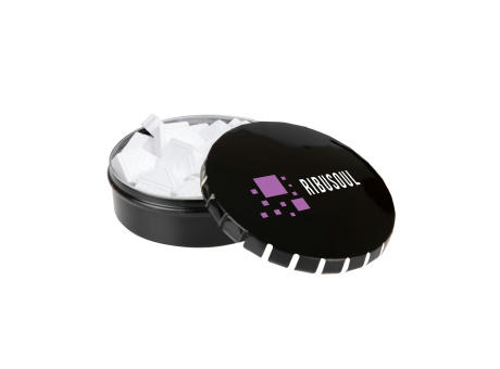 Klick-Klack Dose gefüllt mit Pfefferminz in Standardform