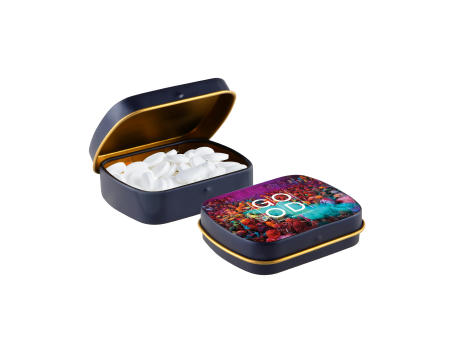 Mini Klappdeckeldose mit Pfefferminz