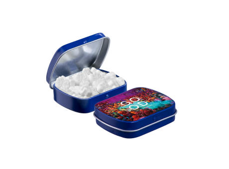 Mini Klappdeckeldose mit Form Pfefferminz