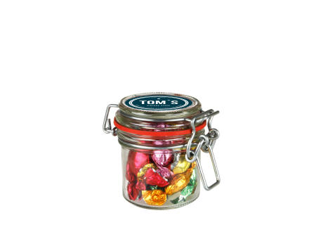 Midi Weckglas 0,25 L gefüllt mit Süßigkeiten