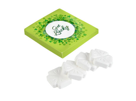 Dose mit 4 Kleeblatt-Pfefferminz