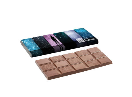 Große Schokoladentafel in Verpackung