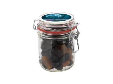 Maxi Weckglas 0,4 Liter, mit Süßigkeiten