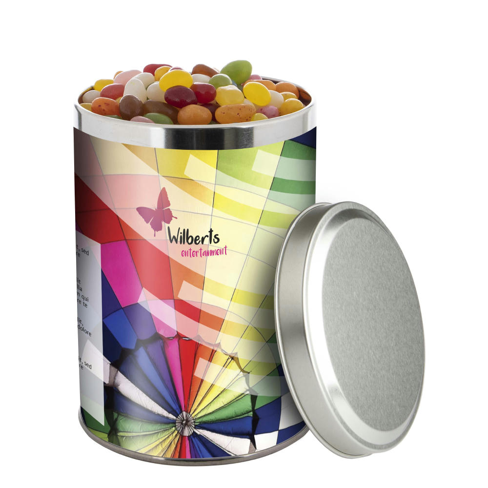 Große Dose 1,3 Liter, gefüllt mit Süßigkeiten