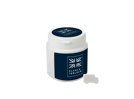 Plastikbehälter mit Süßigkeiten