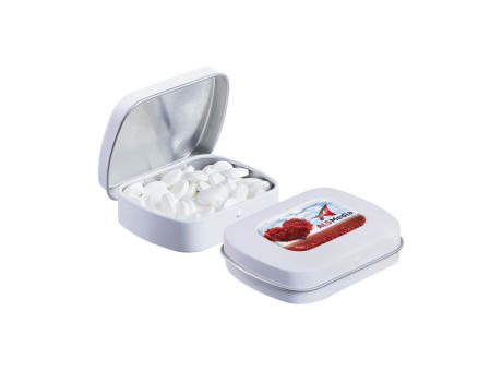 Mini Klappdeckeldose mit Doming mit Minze