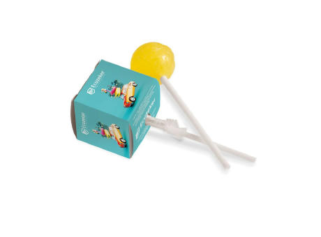 Lutscher in viereckigem Karton