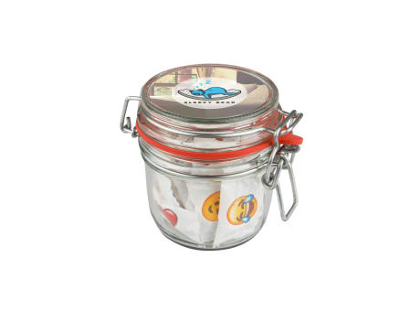 Midi Weckglas 0,25 L gefüllt mit Süßigkeiten