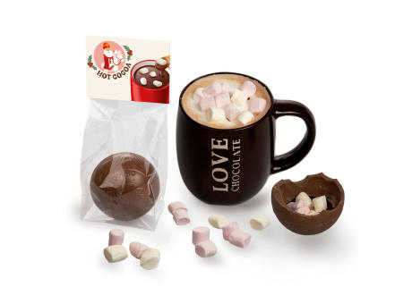 Heiße Schokoladenkugel