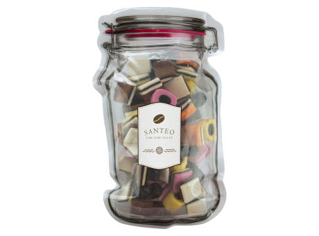 Briefkasten-"Weckglas" maxi mit Süßigkeiten