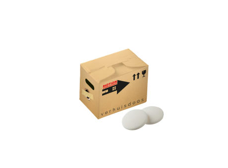 Umzugskarton mit Pfefferminz