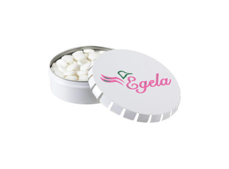 Klick-Klack Dose gefüllt mit Pfefferminz