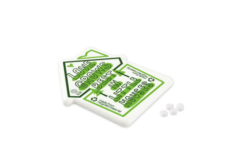 Pfefferminzspender in Form eines Hauses