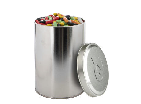 Große Dose geprägt 1,3 L mit Süßigkeiten