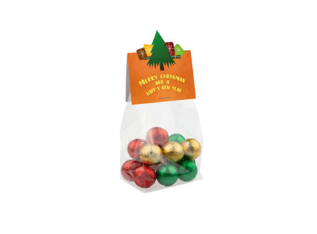 Weihnachten Blockbeutel mit Headerkarte in Ihrer eigenen Form