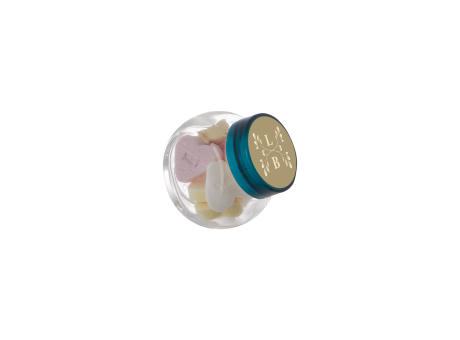 Mikro Glas 50 ml gefüllt mit Süßigkeiten