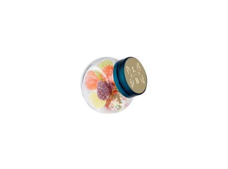 Mikro Glas 50 ml gefüllt mit Süßigkeiten