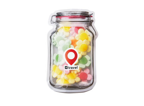 Briefkasten-"Weckglas" midi mit Süßigkeiten