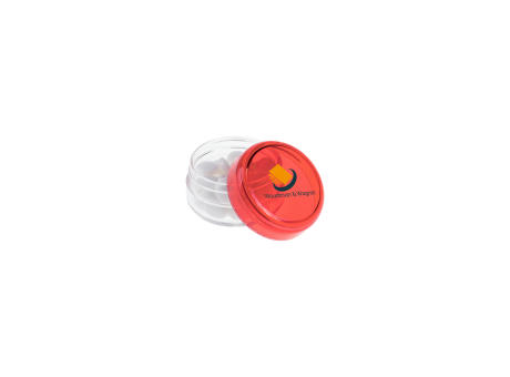 Mini Kunststoff-Topf mit Pfefferminz