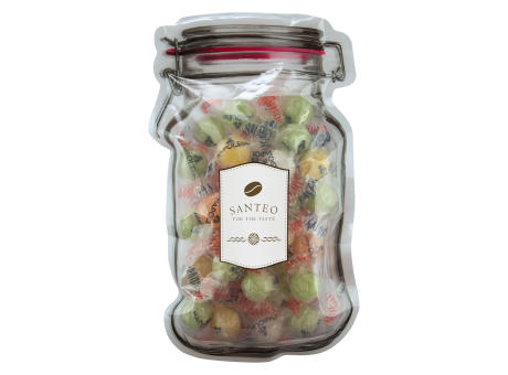 Briefkasten-"Weckglas" maxi mit Süssigkeiten