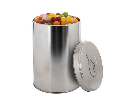 Große Dose geprägt 1,3 L mit Süßigkeiten