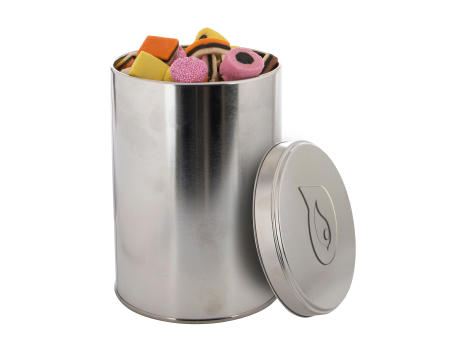 Große Dose geprägt 1,3 L mit Süßigkeiten