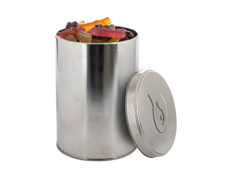 Große Dose geprägt 1,3 L mit Süßigkeiten