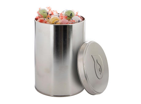 Große Dose geprägt 1,3 L mit Süßigkeiten