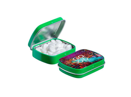 Mini Klappdeckeldose mit Pfefferminz