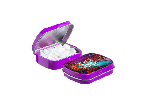 Mini Klappdeckeldose mit Pfefferminz