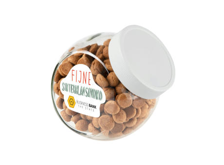 Medium Glas 0,9 Liter gefüllt mit Süßigkeiten