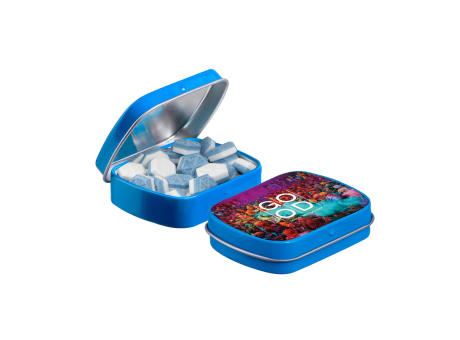 Mini Klappdeckeldose mit Pfefferminz