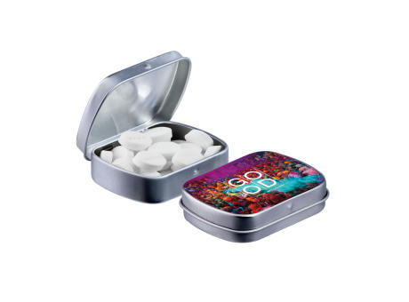 Mini Klappdeckeldose mit Pfefferminz