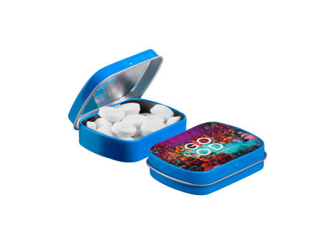 Mini Klappdeckeldose mit Pfefferminz