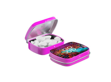 Mini Klappdeckeldose mit Pfefferminz