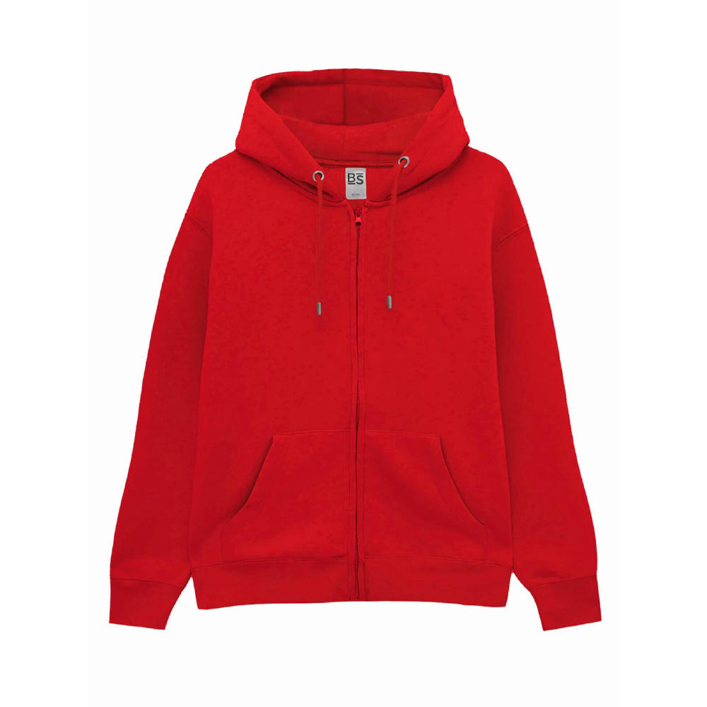 BS Vega Hoodie Full Zip, 280 g/m2, 70 % Baumwolle/30 % Polyester